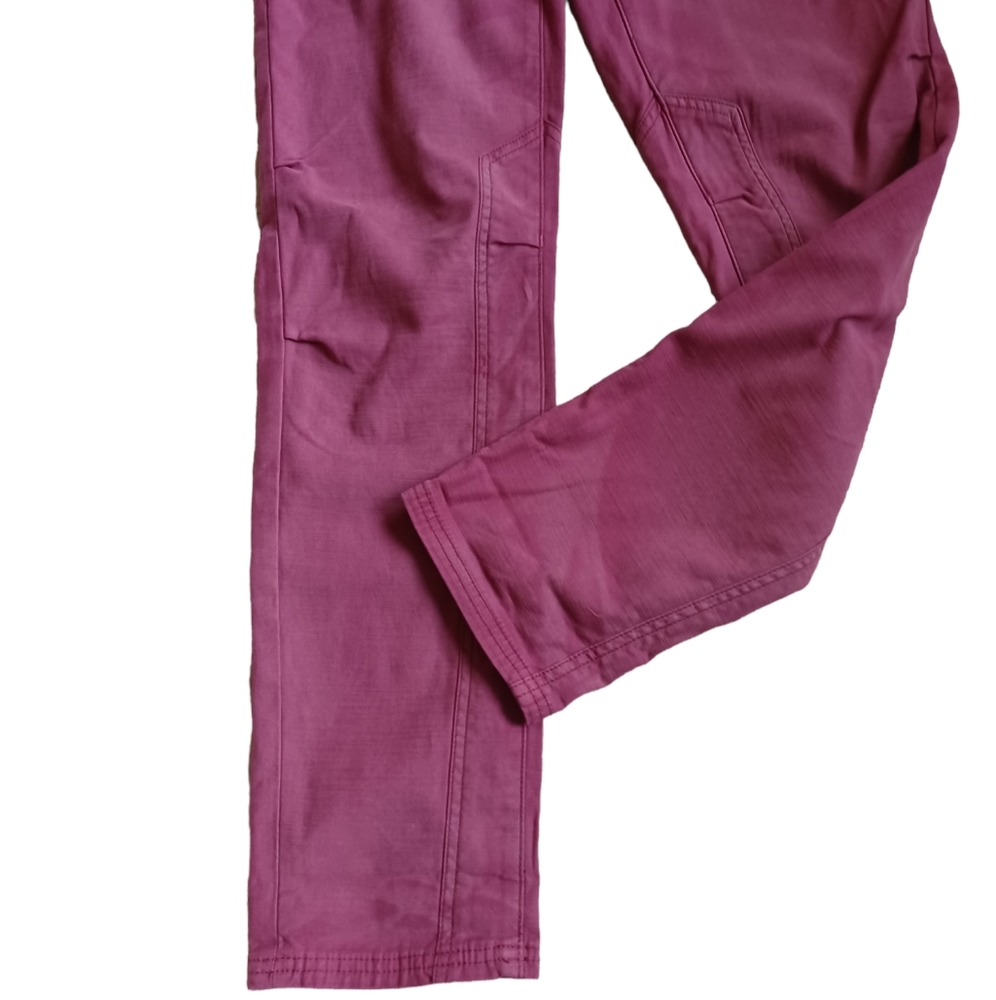 Anthropologie Pilcro Womens Raspberry Low Rise Straight Pants Pockets Size 25 - Picture 3 of 11